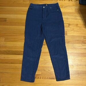 Blue corduroy pants